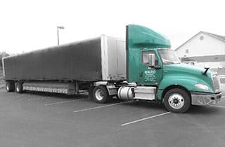 Ward truck - tractor trailer - Dedicated Transportation Solutions - Ward