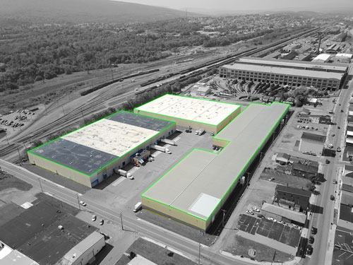 Warehousing and Fulfillment Services - aerial view of warehouses