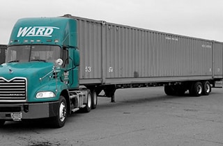 Ward truck - tractor trailer - Dedicated Transportation Solutions - Ward